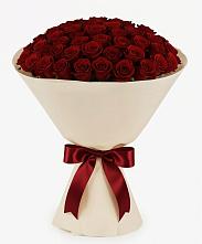 Букет 101 Бордовая роза Блэк Бакарра в Ильинское (Домодедово) 