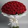 Букет 101 Красная роза Блэк Мэджик в Ильинское (Домодедово) 