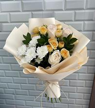 Букет цветов из:  Розы и Хризантемы #REPLACE_PRED# Ильинское (Домодедово) 