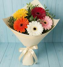 Букет цветов из:  Герберы в Ильинское (Домодедово) 