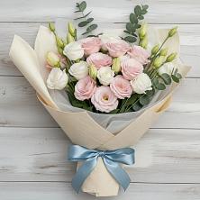 Букет цветов из:  Лизиантусы в Ильинское (Домодедово) 