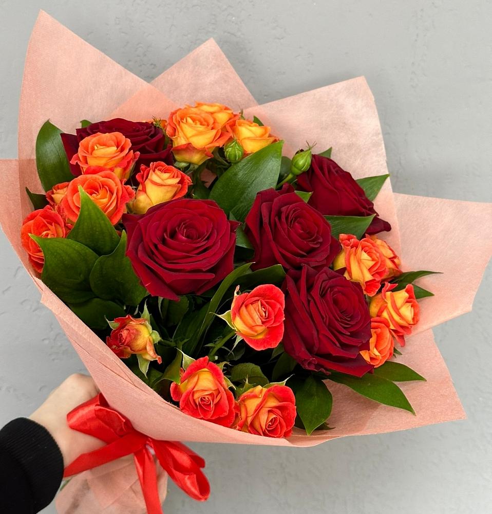 Букет Любовь и восторг в Ильинское (Домодедово) 