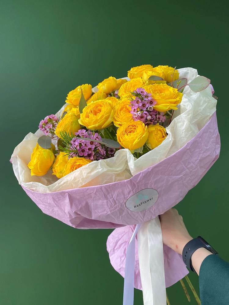 Кустовые желтые розы в Ильинское (Домодедово) Букет Кустовые желтые розы в Ильинское (Домодедово)
