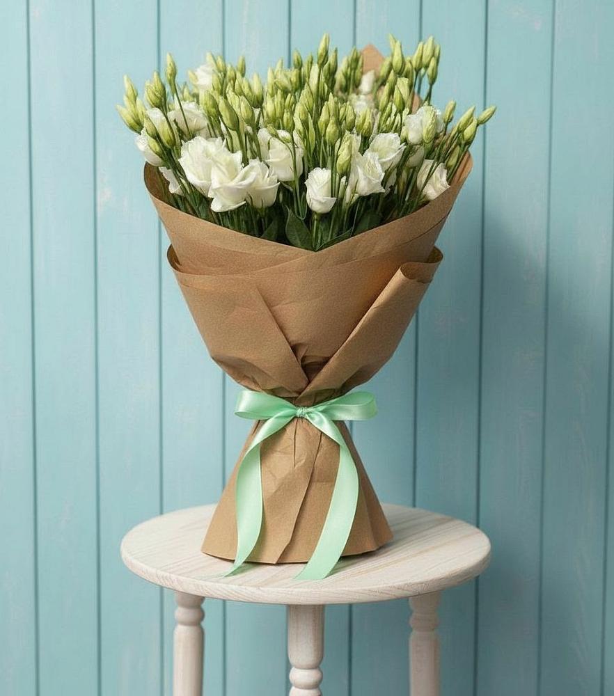 Букет цветов из: Лизиантусы в Ильинское (Домодедово) 