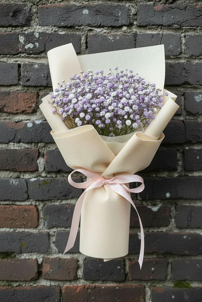 Букет цветов из: Гипсофила в Ильинское (Домодедово) 