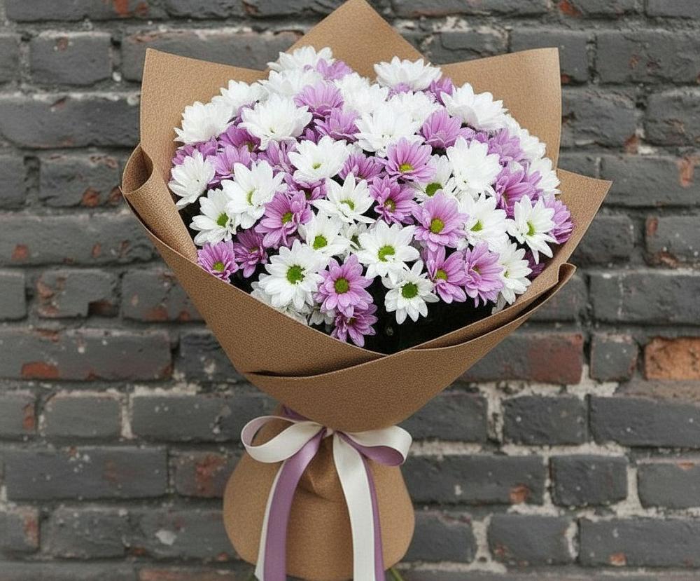 Букет цветов из: Хризантемы в Ильинское (Домодедово) 