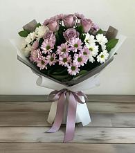 Букет цветов из:  Хризантемы и Розы #REPLACE_PRED# Ильинское (Домодедово) 