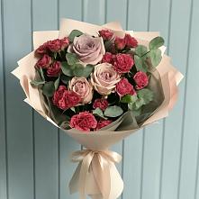 Букет цветов из:  Гвоздики и Розы в Ильинское (Домодедово) 
