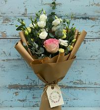 Букет цветов из:  Розы и Лизиантусы в Ильинское (Домодедово) 
