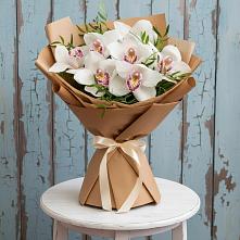 Букет цветов из:  Орхидеи и Розы в Ильинское (Домодедово) 
